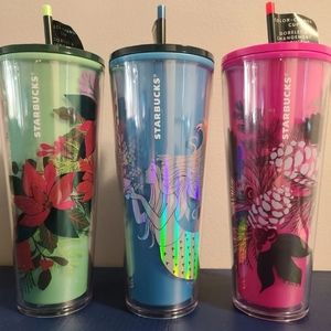 Starbucks Color Changing Holiday Tumbler Trio/Set